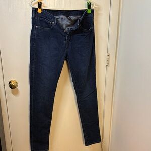 H&M Men's Skinny Jeans - Dark Blue